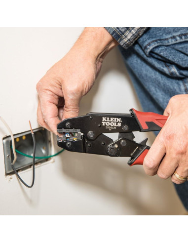 Crimpador de Cables Klein Tools 3005CR 10-22 AWG Aislados