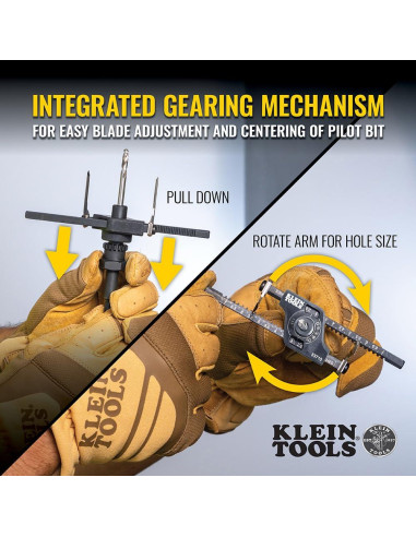 Sierra de Agujero Klein Tools 53710 Ajustable 5,1-17,8 cm