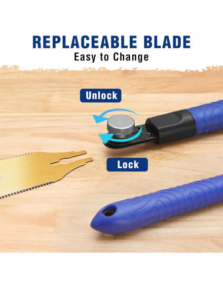 Sierra de Tirar WORKPRO 20,32 cm Doble Filo para Madera