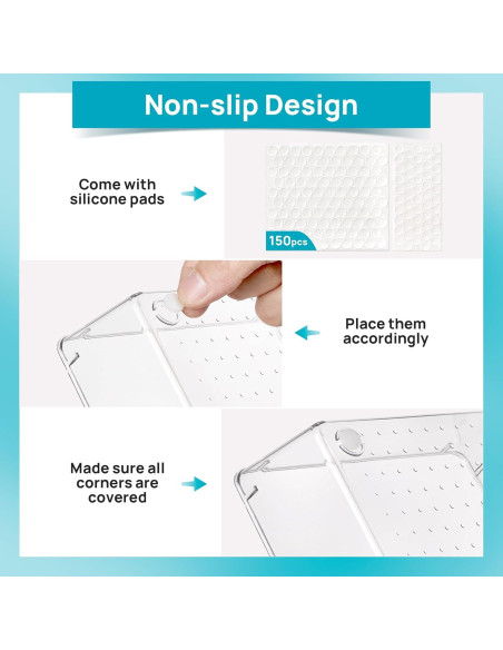 Juego de Organizadores de Cajones Vtopmart 28 PCS Multi-tamaños