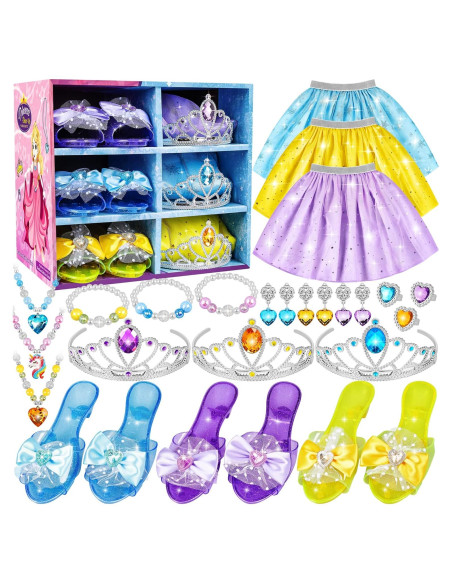 Conjunto de Joyería Princesa Boutique KKONES 3 Faldas y Zapatos