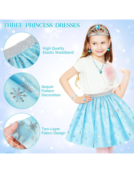 Conjunto de Joyería Princesa Boutique KKONES 3 Faldas y Zapatos