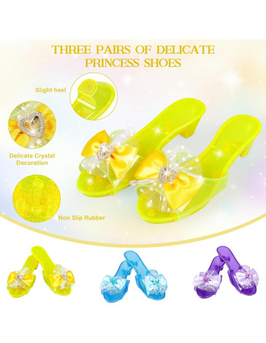 Conjunto de Joyería Princesa Boutique KKONES 3 Faldas y Zapatos