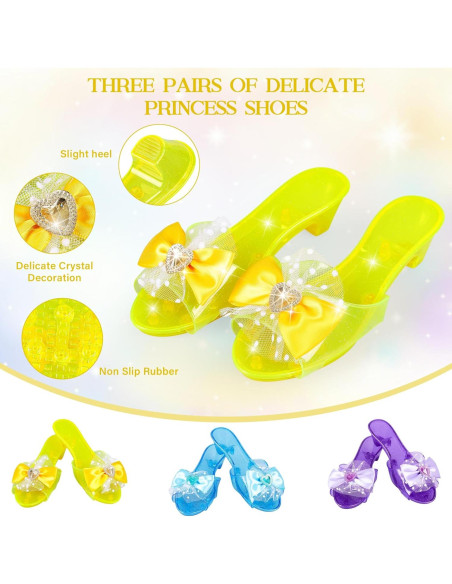 Conjunto de Joyería Princesa Boutique KKONES 3 Faldas y Zapatos