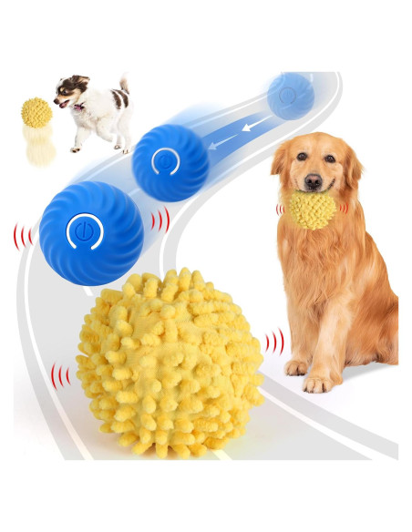 Bola Interactiva para Perros Wortade - Juguete Eléctrico Azul