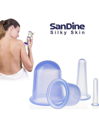 Kit de Ventosas Faciales y Corporales SanDine - 4 Piezas