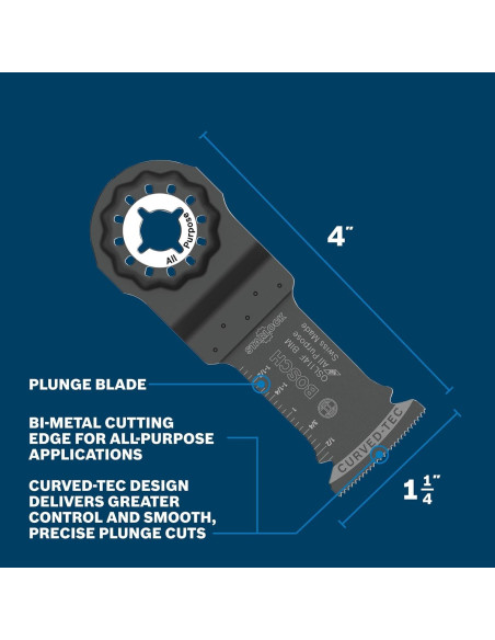 Cuchilla de Corte Inmersión Bi-Metal Bosch OSM114F 3.18 cm