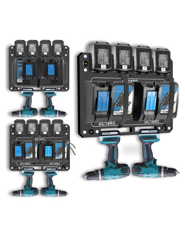 Soporte de Pared para Cargador y Baterías Makita GJ-1