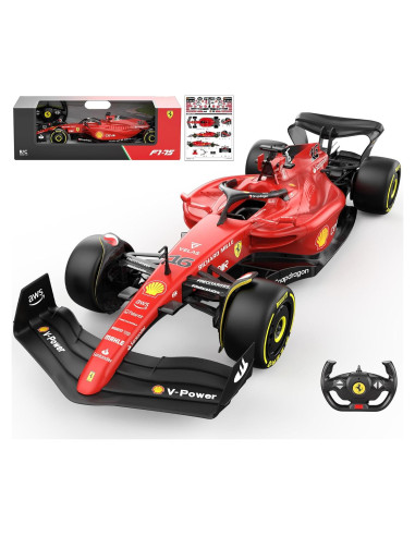 Coche RC Ferrari F1 75 1:12 Voltz Toys 2.4GHz Detallado
