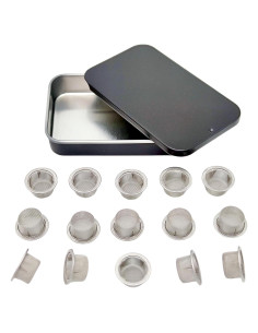 15 Filtros de Pantalla de Tubo Ruilida 1.27 cm Acero Inoxidable