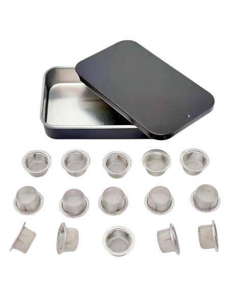 15 Filtros de Pantalla de Tubo Ruilida 1.27 cm Acero Inoxidable