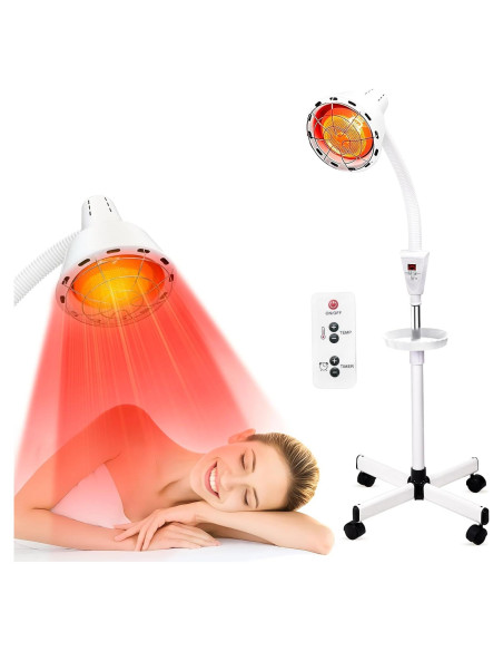 Lámpara de Terapia de Luz Roja YUNCHI 275W con Control Remoto