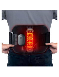 Faja Terapia Luz Roja Inalámbrica PEEWF 30 LEDs Alivio Dolor