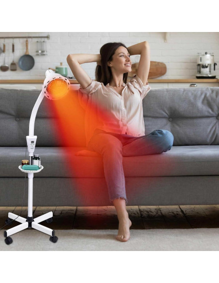 Lámpara de Terapia de Luz Roja YUNCHI 275W con Control Remoto