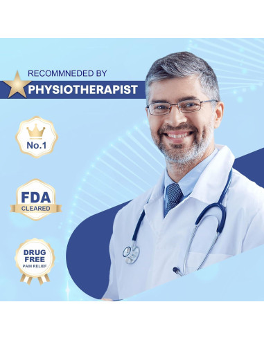 Faja Terapia Luz Roja Inalámbrica PEEWF 30 LEDs Alivio Dolor