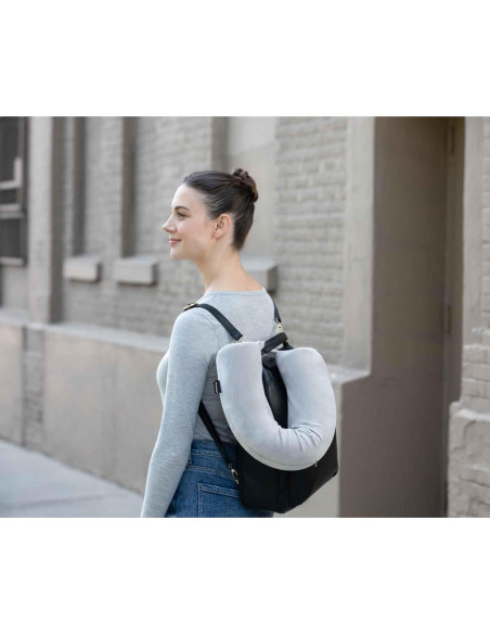 Almohada de Viaje Brookstone Free Form Espuma Viscoelástica