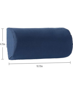 Cojín Lumbar DMI Soporte Espalda Media Luna Azul Marino 2