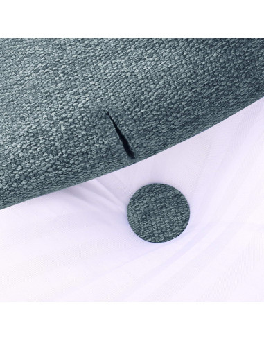 Almohada en Cuña YXCSELL Pequeña Soporte Lumbar Gris