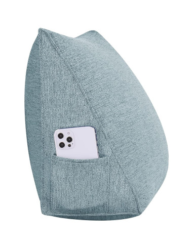 Almohada en Cuña YXCSELL Pequeña Soporte Lumbar Gris