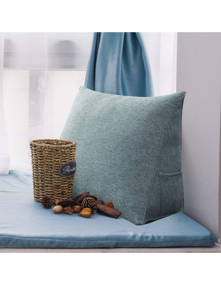 Almohada en Cuña YXCSELL Pequeña Soporte Lumbar Gris