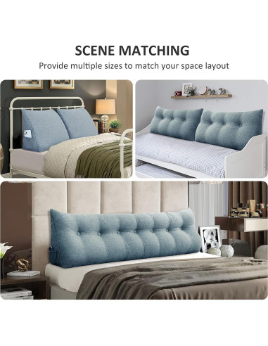 Almohada en Cuña YXCSELL Pequeña Soporte Lumbar Gris