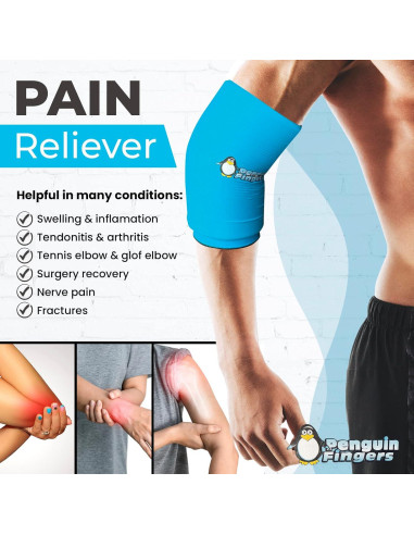 Manga de Gel Penguin Fingers para Alivio de Dolor Articular