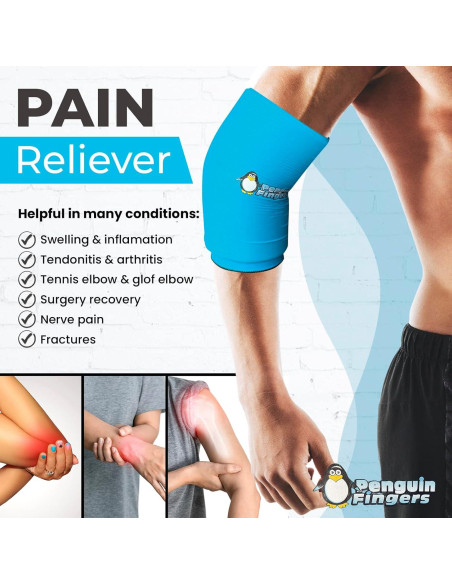Manga de Gel Penguin Fingers para Alivio de Dolor Articular