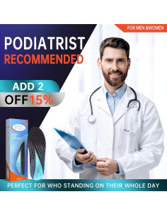 Plantillas Ortopédicas PCSsole para Fascitis Plantar 99kg 2