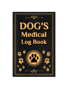 Registro Médico de Perros - Libro de Vacunas y Salud 125 Páginas