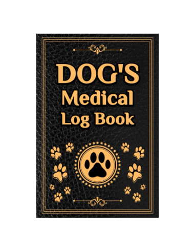 Registro Médico de Perros - Libro de Vacunas y Salud 125 Páginas
