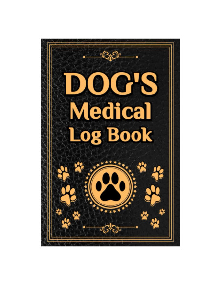 Registro Médico de Perros - Libro de Vacunas y Salud 125 Páginas