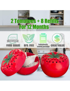 Kit Conservador de Frescura ShuRex - 2 Bolas + 8 Recargas 2