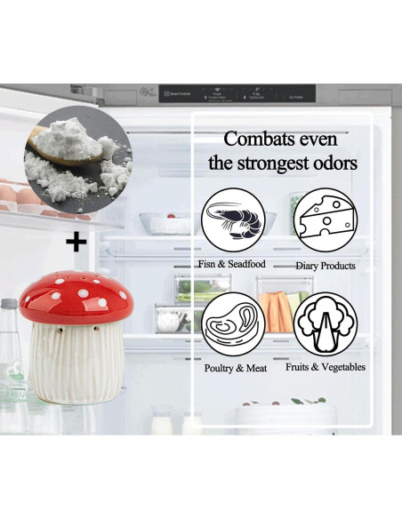 Soporte de Bicarbonato de Sodio Hongo Cerámica Refrigerador