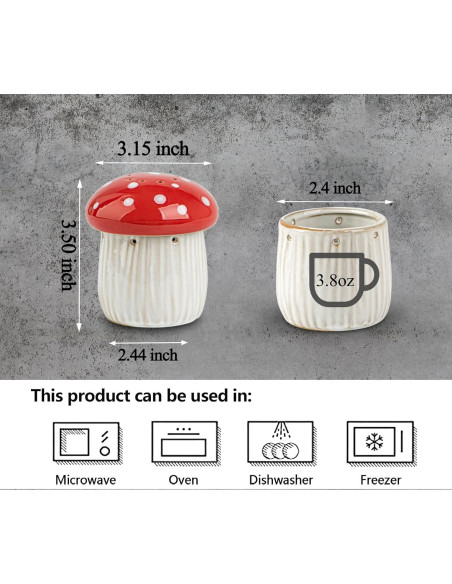 Soporte de Bicarbonato de Sodio Hongo Cerámica Refrigerador