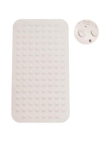 Alfombrilla de baño antideslizante CyanWind 70x38 cm Beige