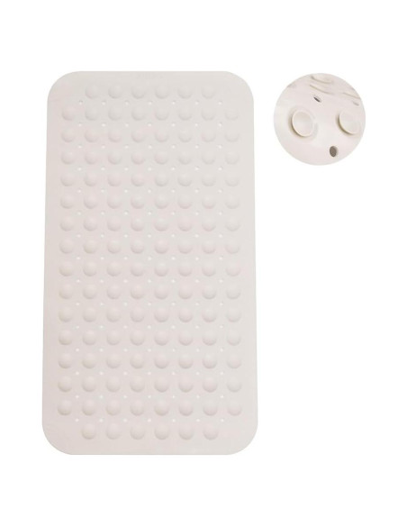 Alfombrilla de baño antideslizante CyanWind 70x38 cm Beige