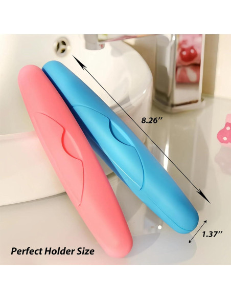 Paquete 4 Estuches Cepillo de Dientes YKuzLx + Bolsa Aseo