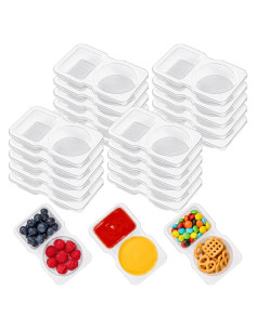 Recipientes Reutilizables para Snacks TUZAZO 20 Pcs 127.6g