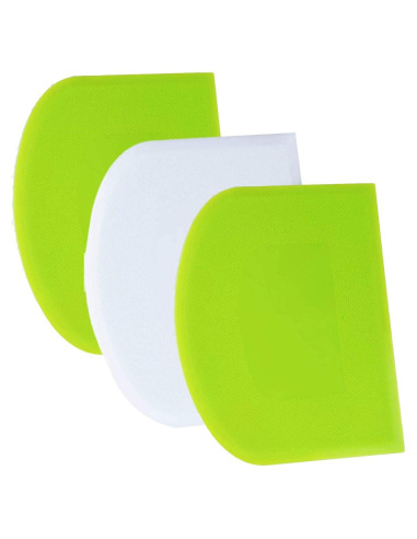 Raspador de Masa Flexible SURDOCA 3P 12x9.5cm Antideslizante
