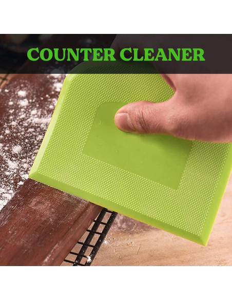 Raspador de Masa Flexible SURDOCA 3P 12x9.5cm Antideslizante