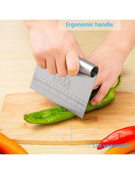 Cortador de Masa y Pizza MS WGO Acero Inoxidable 2PCS