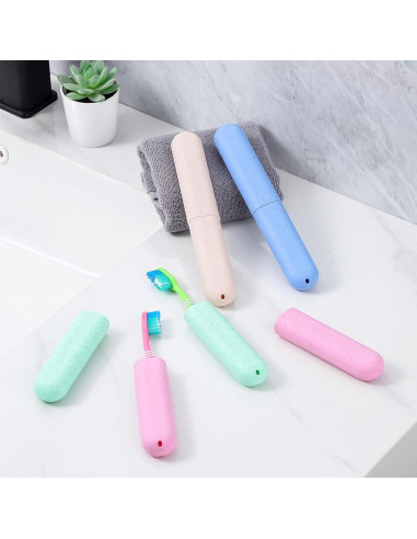 Estuche de Viaje para Cepillos de Dientes Muslih 4 Pack