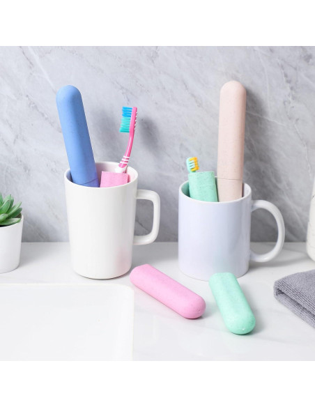 Estuche de Viaje para Cepillos de Dientes Muslih 4 Pack