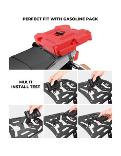 Soporte de Equipaje KEMIMOTO para TW200 1987-2025 50.5x34.5cm 2