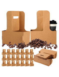 Soportes para Bebidas Desechables Nuogo 50 Piezas 2 Tazas