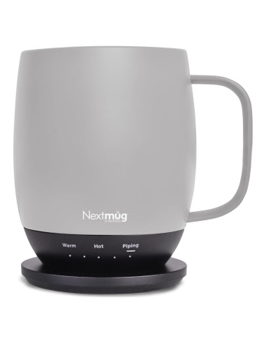 Taza autocalentable Nextmug 414 ml color Almendra
