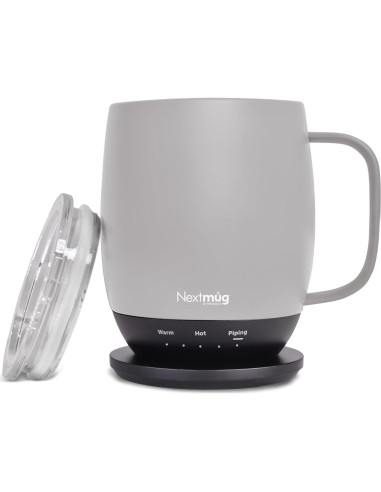Taza autocalentable Nextmug 414 ml color Almendra