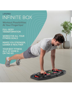 Gimnasio Portátil LifePro LP-INFTBXPL con Bandas de Resistencia 2