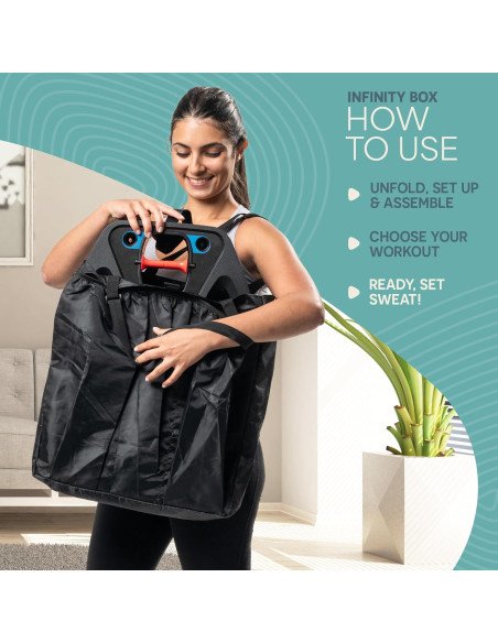 Gimnasio Portátil LifePro LP-INFTBXPL con Bandas de Resistencia