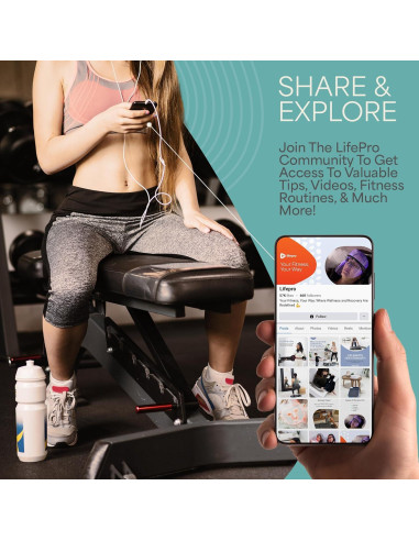 Gimnasio Portátil LifePro LP-INFTBXPL con Bandas de Resistencia